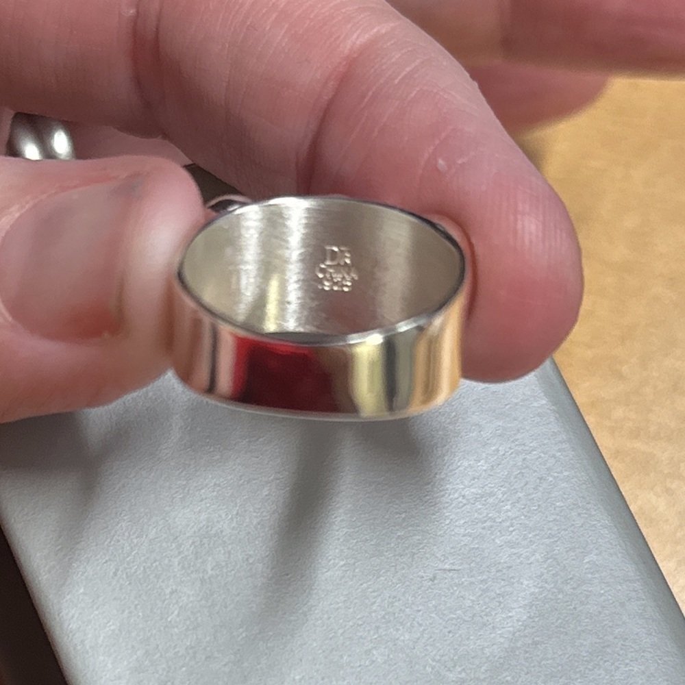 3 stone ring in Sterling silver by Jay King - Picture 9 of 11